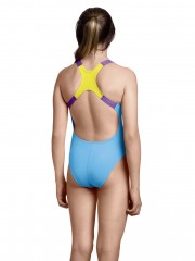 Costum-inot-Aquafeel-Back-Aqualin-pentru-fete-turcoaz