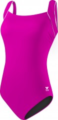 Costum-inot-Solid-Square-Neck-Tank-Pink
